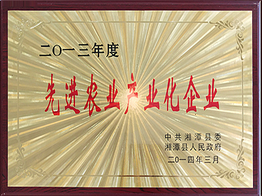 2013年度先进农业产业化企业
